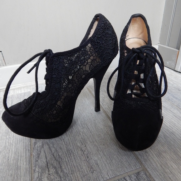 Qupid / Floral stiletto heels - Picture 2 of 5